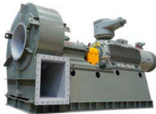 Ventilator sentrifugal frekuensi tinggi kipas besi cor 3600-2800000m3/H Total tekanan