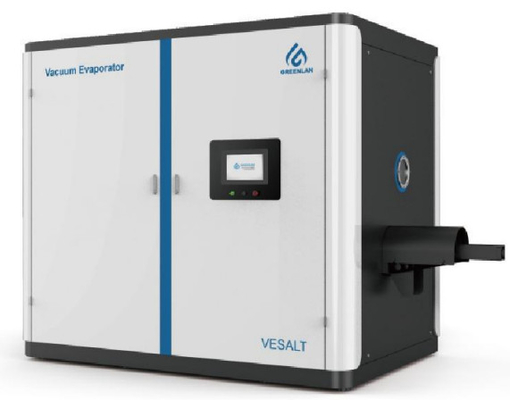 Operasi Otomatis Pembangkit Pengolahan Air Limbah Pompa Panas Scraper Low Temperature Vacuum Crystallization System