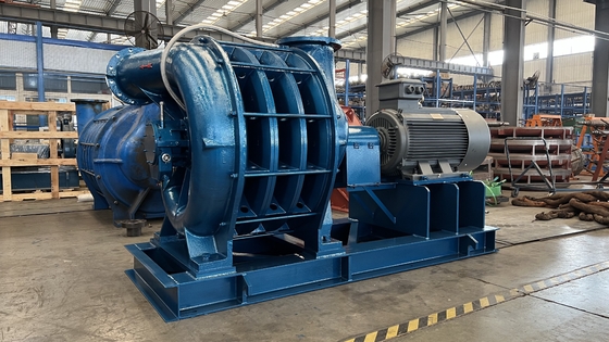 Heavy Industrial Cast Iron Multi Stage Centrifugal Blower 20-1500m3/min Tingkat Aliran
