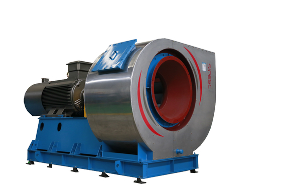 Kandungan debu ≤150g/Nm3 Ventilator sentrifugal 380V Untuk manajemen aliran udara yang optimal