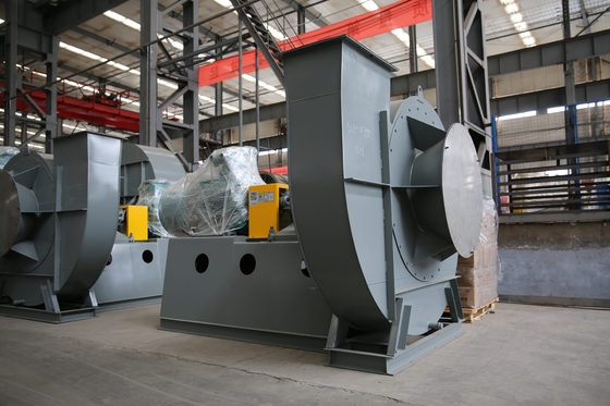 Performa yang stabil Kipas sentrifugal industri Desain modular besi cor di bawah 600 °C