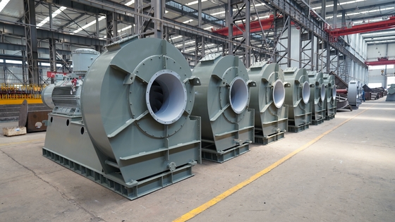 Anti korosi centrifugal ventilator Desain impeller yang sangat baik untuk lingkungan yang keras, memperpanjang umur layanan