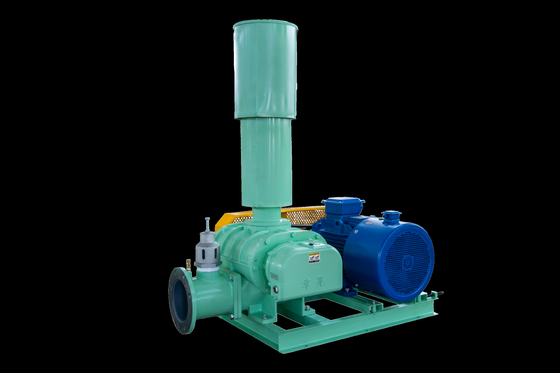 Kapasitas Roots Vacuum Pump Blower Dengan 9.8-196kpa Boost dan kisaran suhu 0-80.C