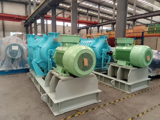 Heavy-duty multi-stage centrifugal gas blowers - suhu tinggi, korosi dan benturan tahan, cocok untuk keras