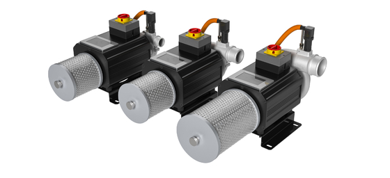 PLC High Speed Centrifugal Blower High Performance Air Flow Dalam Perindustrian