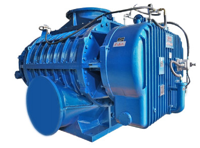 Tiga Roots Blower dengan Direct Coupling Drive 110KW-1400KW Daya nominal