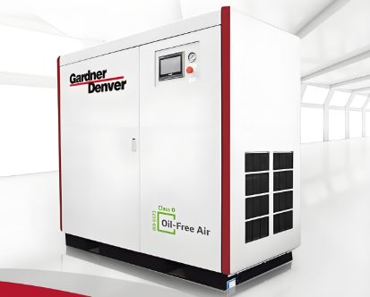 Kompresor udara sekrup VFD tanpa minyak dengan magnet permanen 7.5-410kW