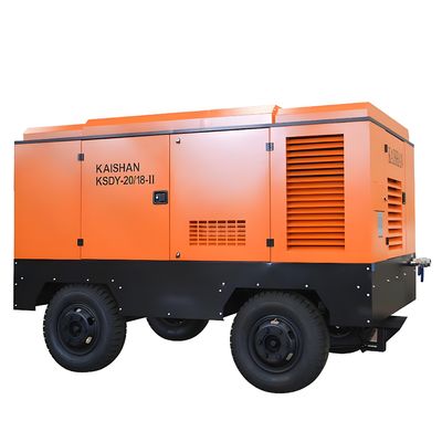 Kompresor udara industri bergerak untuk aplikasi tugas berat dan berkapasitas tinggi