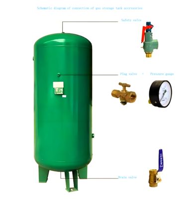 Tangki penyimpanan gas dengan kapasitas 0,3-100m3